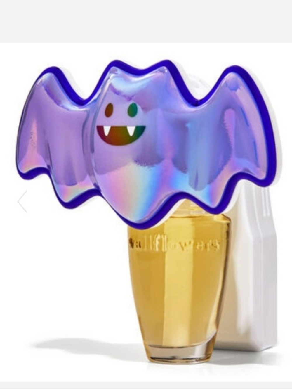 Bath & Body Works Halloween Neon Purple Bat Wallflower Nightlight Plug In